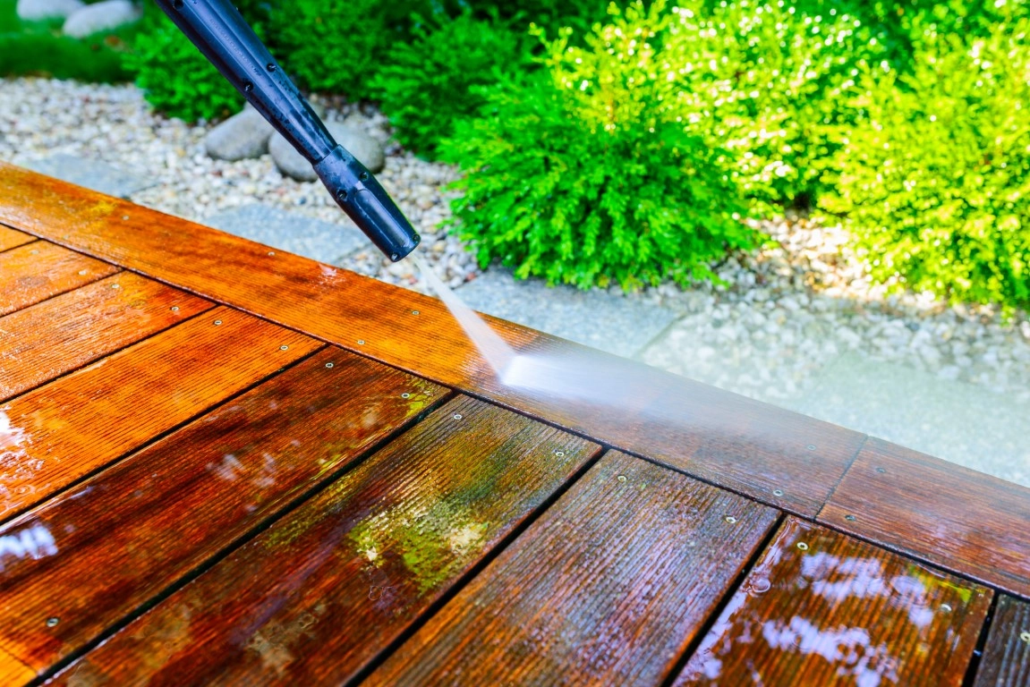 pressure washing deck 1