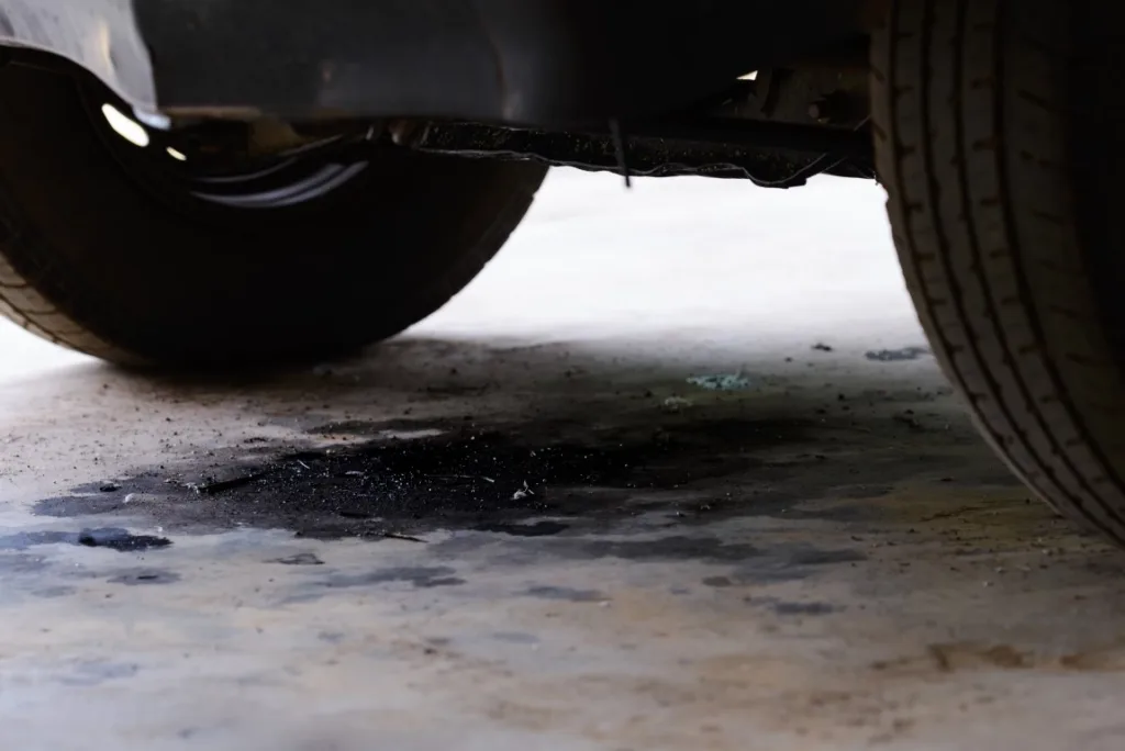 Removing Oil Stains With Professional Pressure Washing 1 oil stain 3